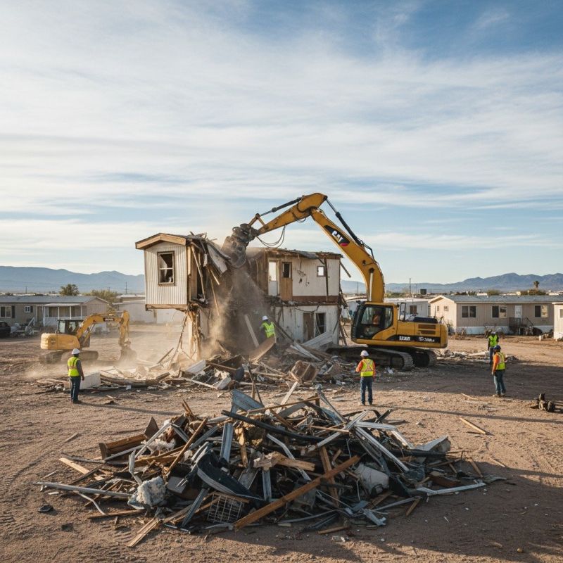 Mobile Home Demolition