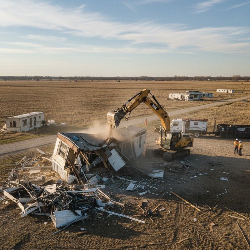 Mobile Home Demolition in Sacramento, CA
